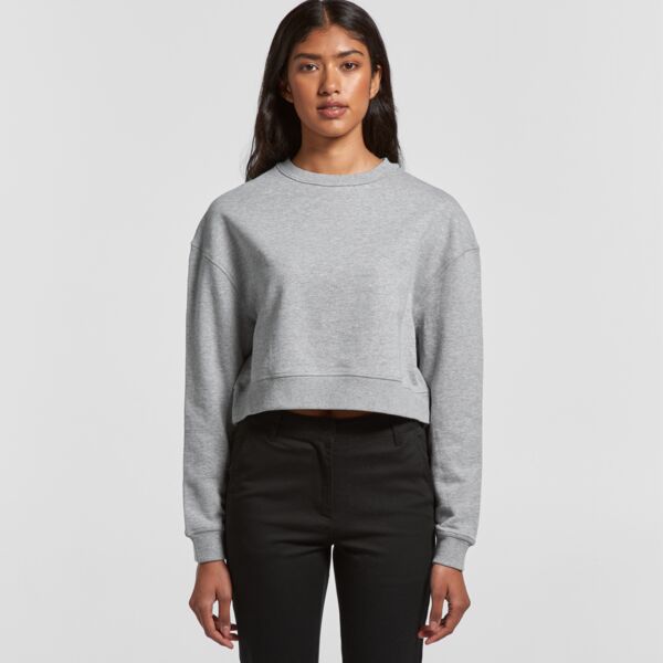 AS Colour - Premium Women's Crop Crew Jumper  Thumbnail